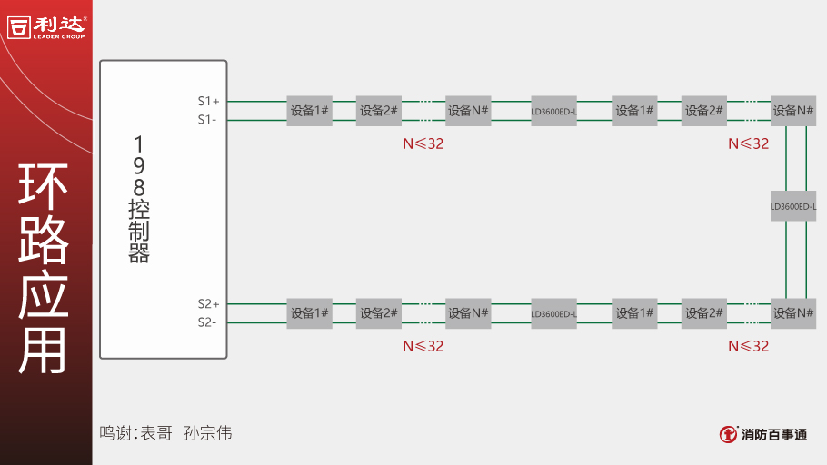 利達LD3600ED-L雙向短路保護器接線